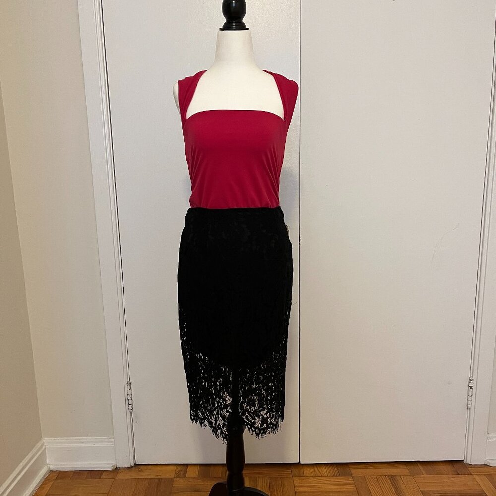 Dynamite Raspberry Square Neck Sleeveless Top β NWT - Picture 6 of 7